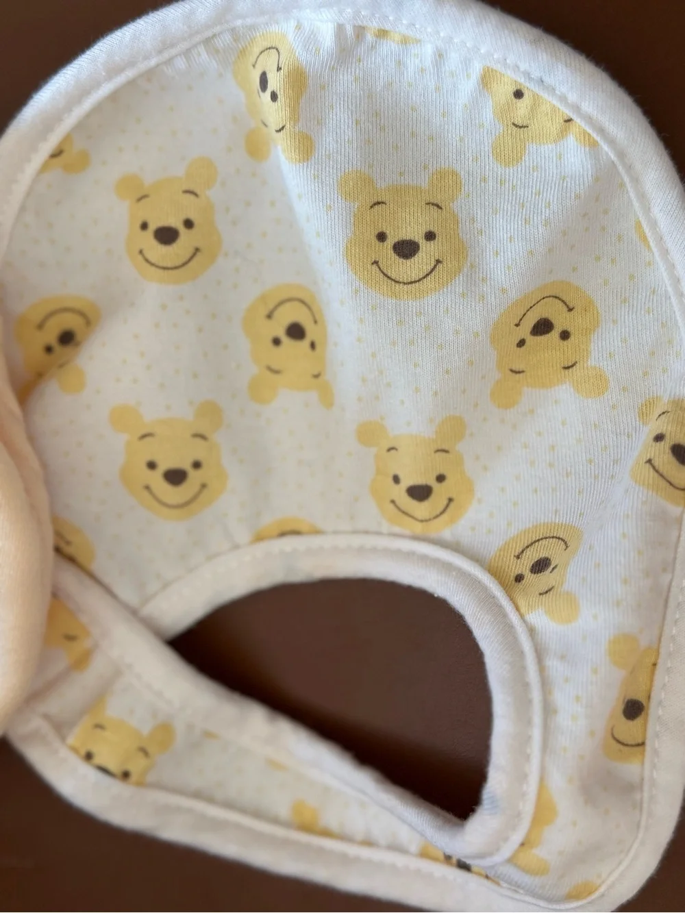 Disney Baby Bibs in Cream, Pale Yellow and White - Winnie the Pooh Set